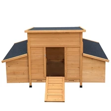 Wooden Chicken Coop – Airy & Easy Clean – Spacious Hen House