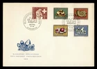 DR WHO 1958 SWITZERLAND FDC PRO PATRIA SEMI POST MINERAL COMBO M77148