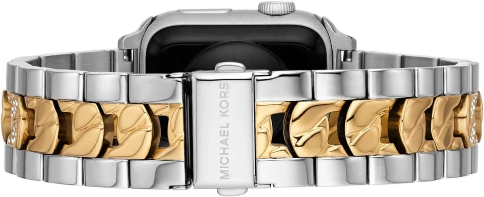 Correa de acero inoxidable bicolor para mujer MICHAEL KORS para Apple Watch 38 mm y 41 mm Foto 4 de 4