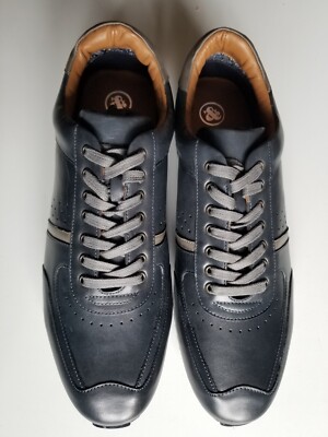 Thomas & Vine Men\'s Fenway Low Top Navy Leather Sneaker Size 10.5 s-l400.jpg main image 4