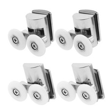 1 Set of 2 Twin Replacement Shower Glass Door Rollers/Runners/Wheels Dia 23mm