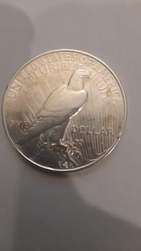 ✅ 1922 Lady Liberty Peace silver dollar in good condition circulated - Picture 4 of 4
