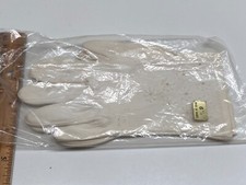Vintage Crescendoe White Cream Made in France Gloves Size 6 1/2