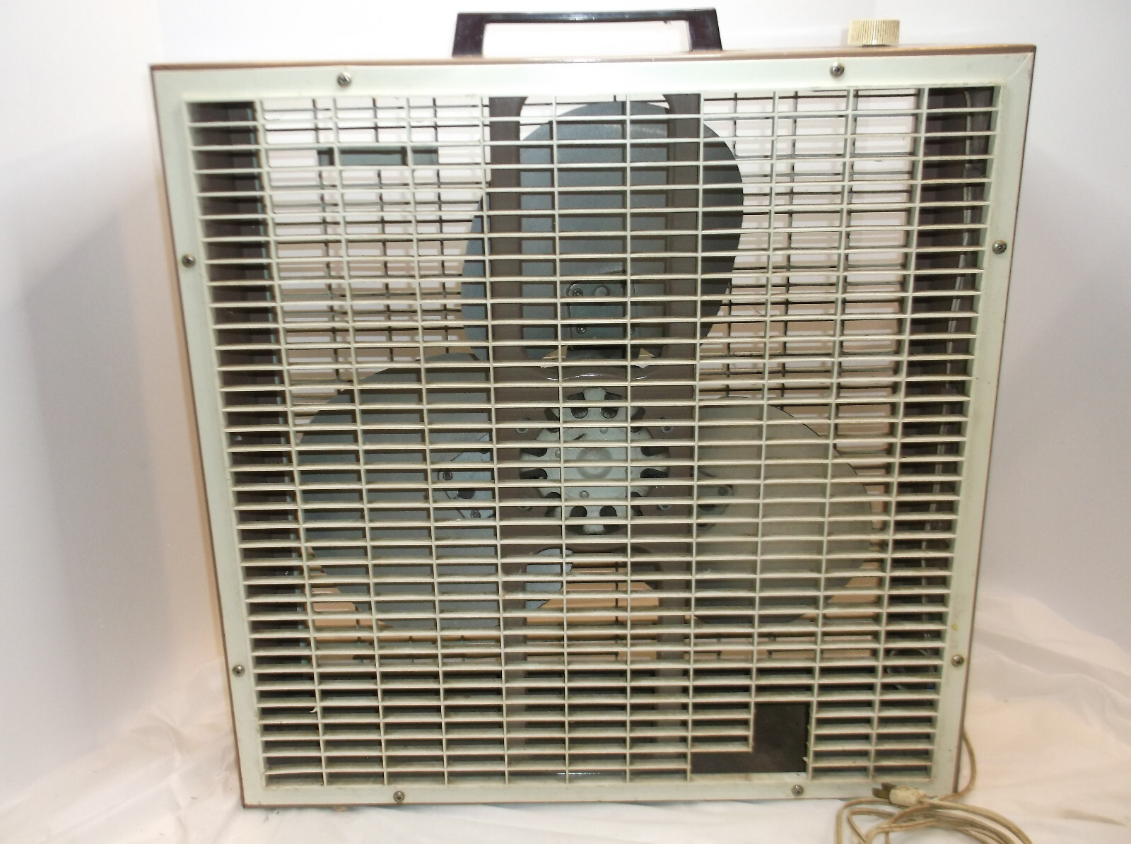 VINTAGE LAKEWOOD 3SPEED 22" Electric Box Fan Metal Body & blade eBay