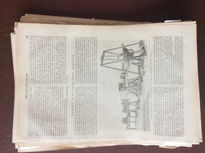 Fa1 Ephemera 1852 Buchartikel Patent Keksmaschine Haarspangenlesen 