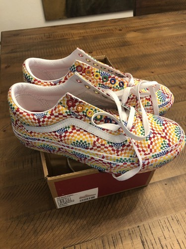 vans old skool platform pride