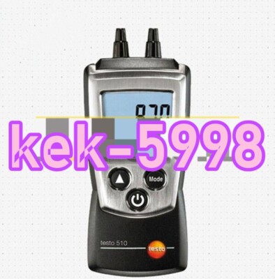 1PCS Testo 510 Autoranging Differential Manometer Air Pressure Meter Gauge 0-1#P