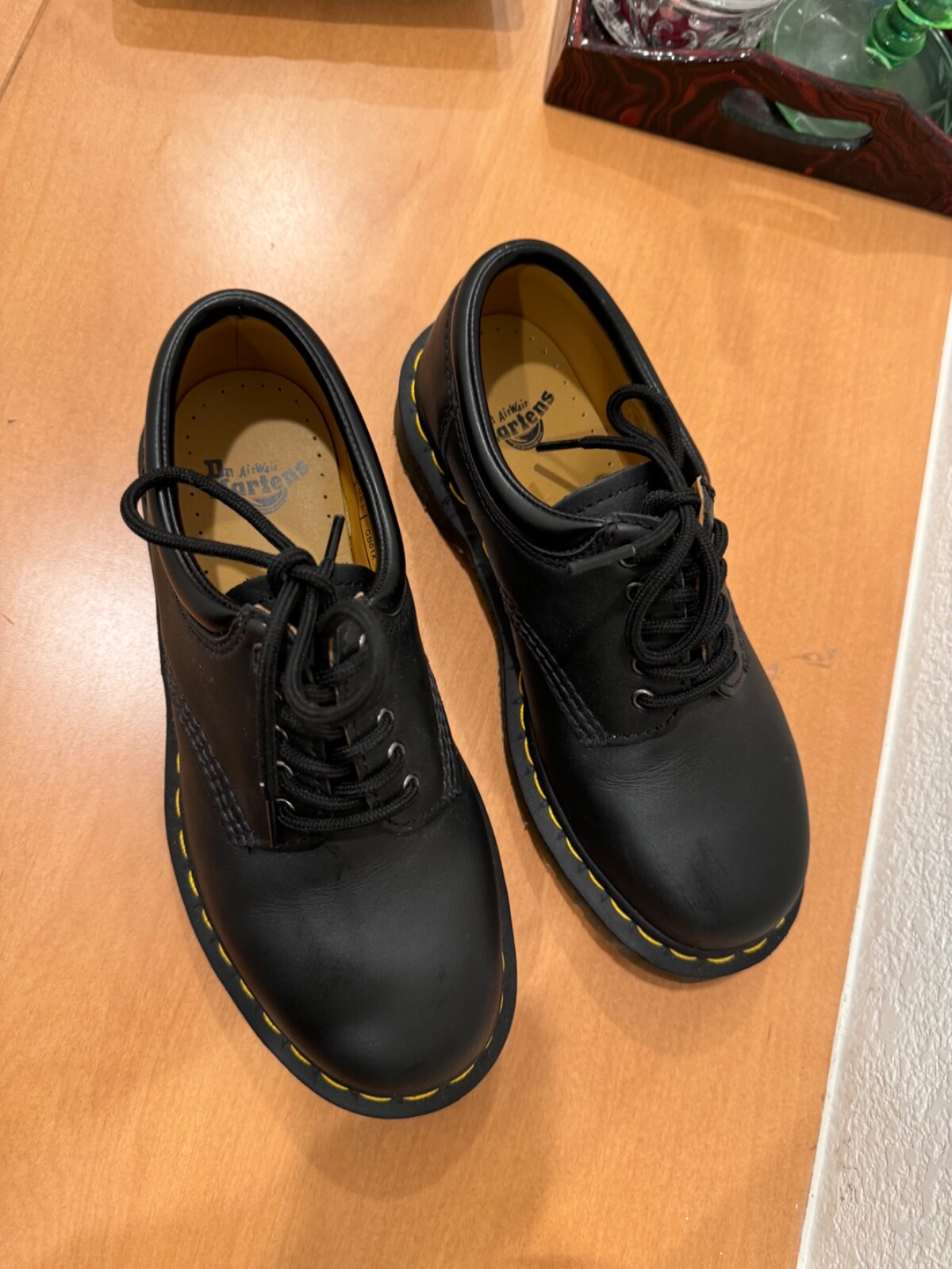Dr. Martens Leather  Casual Women's Shoes - Black - Size 6 image 5