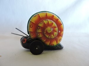Noli Lehmann Vintage Snail Friction Toy #915