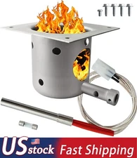 Stainless Steel Fire Burn Pot Replacement for Traeger & Pit Boss Pellet Grill US