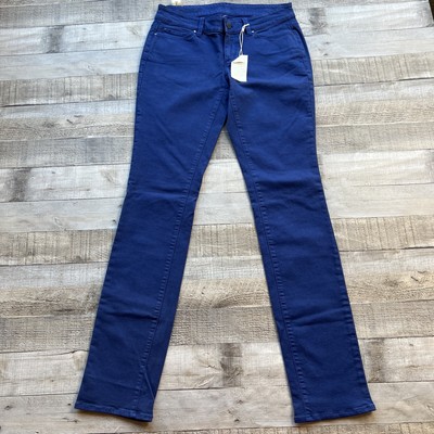 Ann Taylor Jeans Womens 4 Blue Modern Slim Leg Full Length New