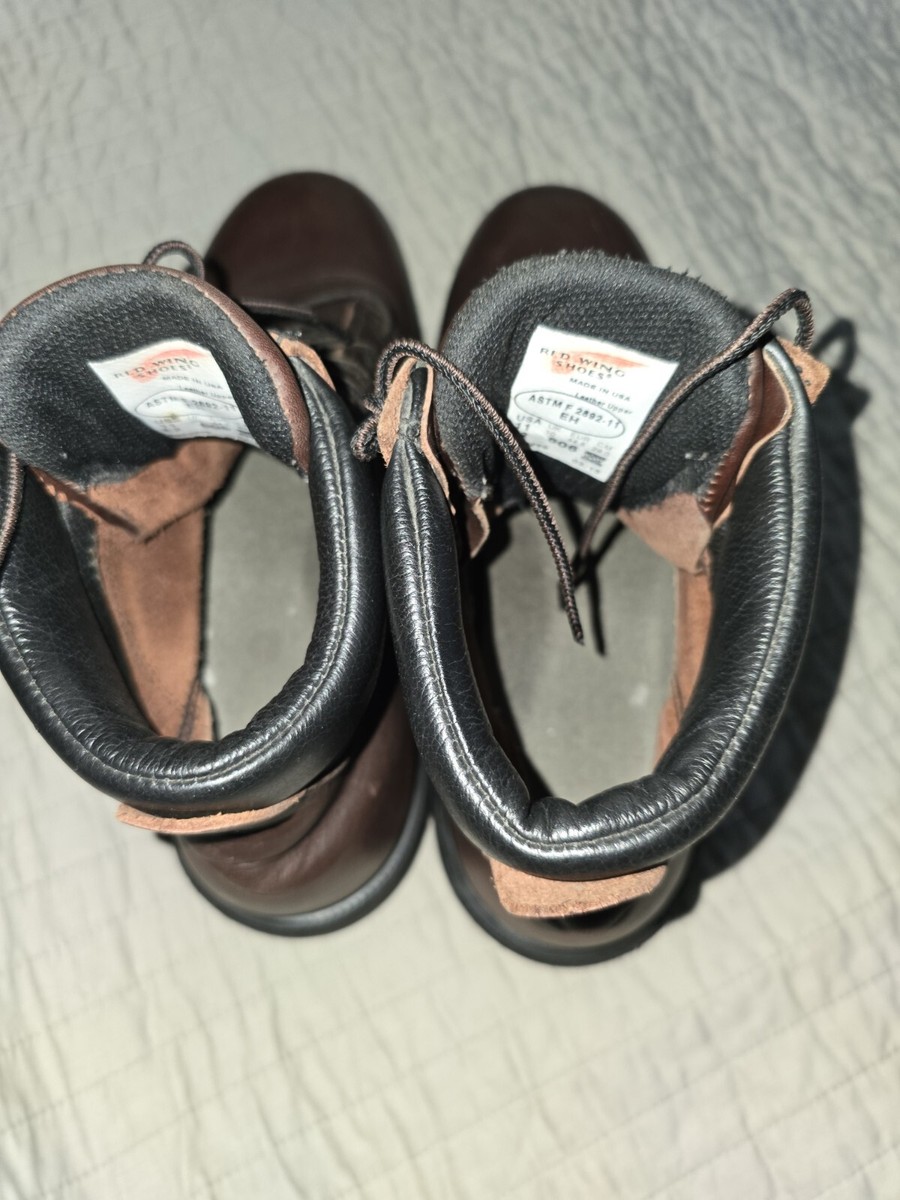 Red Wings Men Boots ASTM F 2892-11 EH Oil and Slip Resistant Size