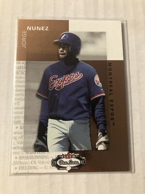 2002 (EXPOS) Fleer Box Score First Edition #162 Jorge Nunez RS /100