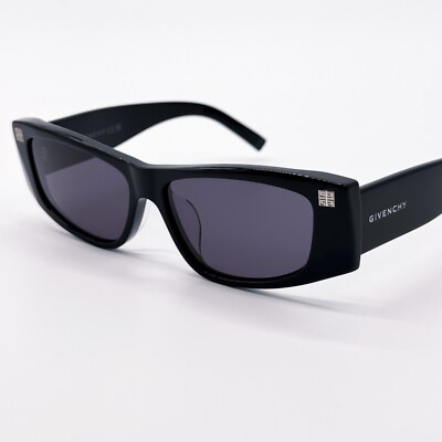 NEW GIVENCHY GV40048F 01A SHINY BLACK/GREY WOMEN SUNGLASSES GIVENCHY NEW GIVENCHY GV40048F 01A SHINY BLACK/GREY WOMEN SUNGLASSES  main image 4