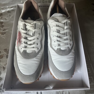 BNWB Blondo Lois Waterproof Retro Sneakers Women Size 8 .5 White Multi New/ Box