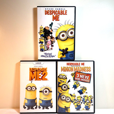 DESPICABLE ME/ DESPICABLE ME 2 / MINION MADNESS (DVD) Animation