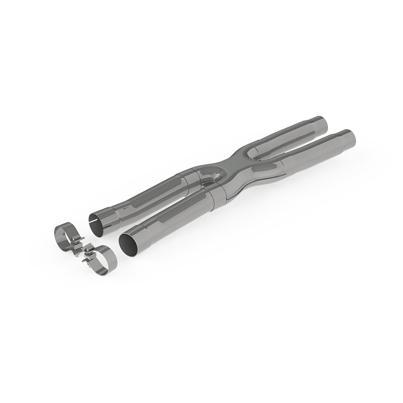 2016-2020 Mustang Shelby GT350 Resonator Delete X-Pipe Stainless