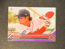 2023 Topps Now Road Opening Day Triston Casas Rookie Boston Red Sox OD-12 13/25