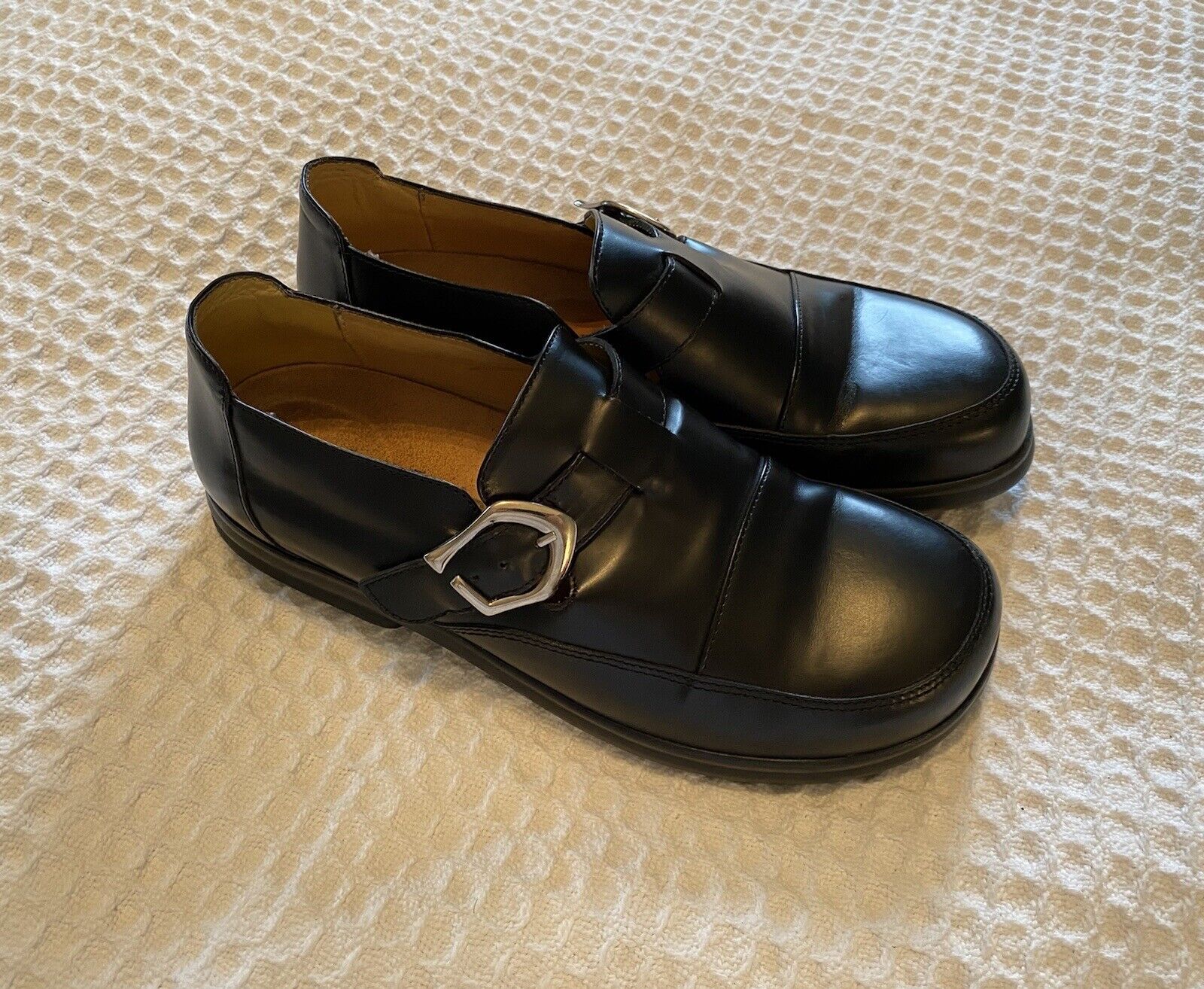 BIRKENSTOCK Birkenstock Footprints Buckle Strap Leather Loafers 41 / 10 | eBay