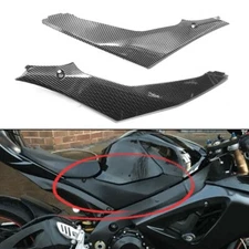 Gas Tank Side Trim Cover Fairing Carbon Fiber For SUZUKI GSXR 1000 2007 2008 New