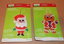 Christmas Craft Foam Activity Kits Creatology 37pc 2 pack Santa  Gingerman 93E