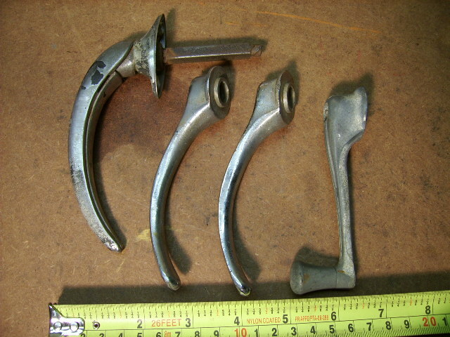 Vintage Chrome Car Door and Window Handles Rat Rod Hot Rod | eBay