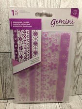 CCH2 Crafters Companion Gemini Festive Medley Embossing Folder NEW