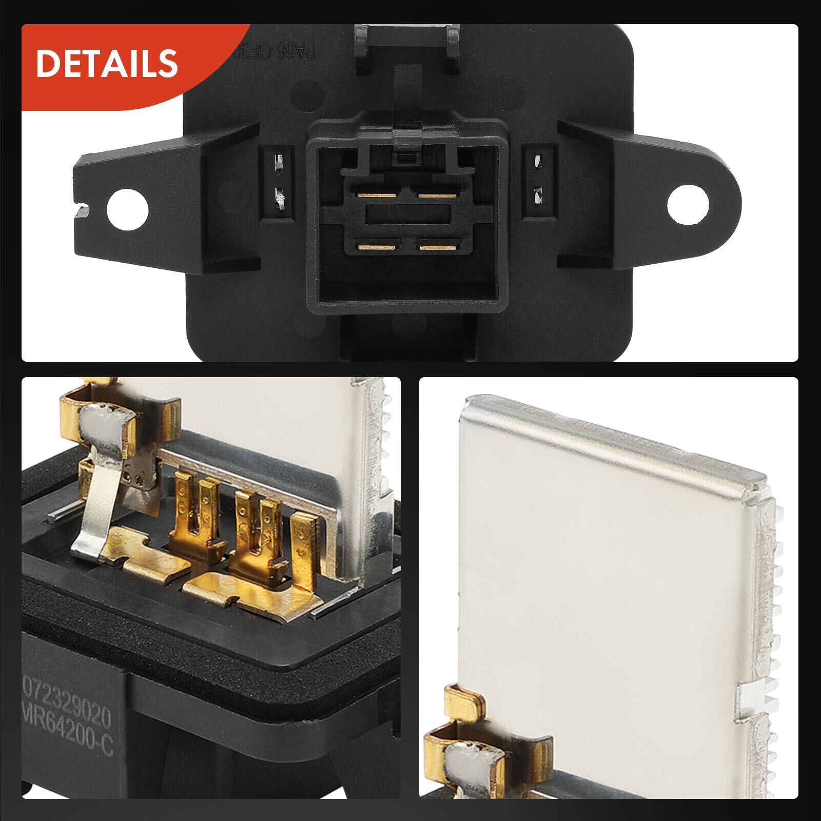 Front HVAC Blower Motor Resistor for Dodge Grand Caravan Chrysler Town ...