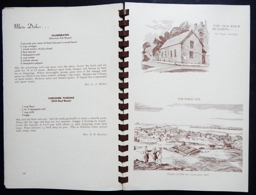 RECIPES OF OLD STE GENEVIEVE Community Cookbook 1E 1959 Misselhorn landmarks - Picture 7 of 11