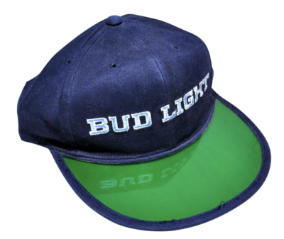 Casquette chapeau vintage années 90 Bud Light rare