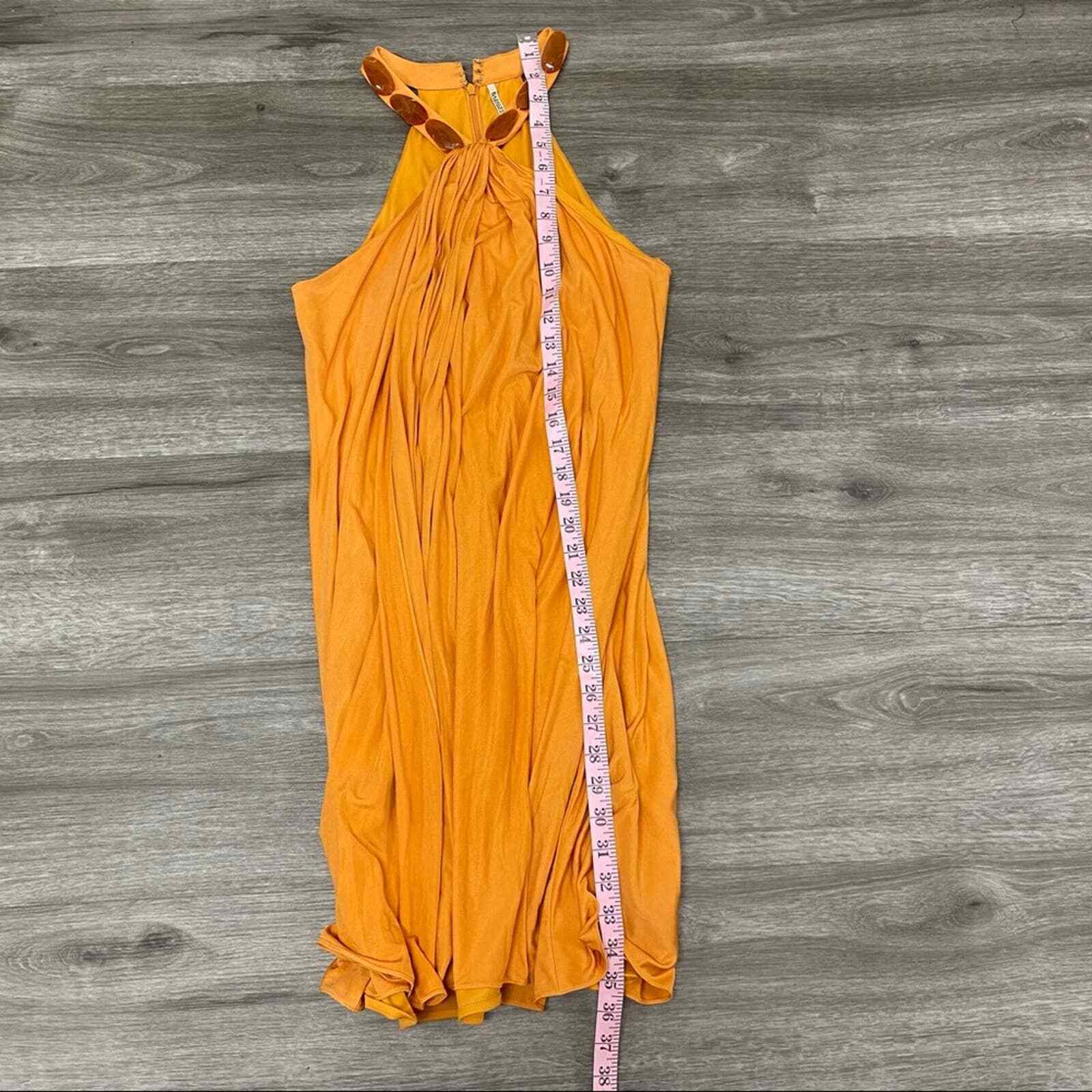 Badgley Mischka Drapey Jewel Dress XS Gem