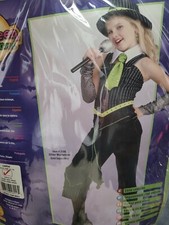 Girls Halloween Costume Gangster Girl Size 8-10 Years