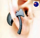1 Piece Men Women Gothic Punk axe Hatchet Halloween Party Earring Ear Studs