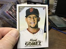 2018 Topps Gallery 135 Miguel Gomez Giants Rookie Baseball Card
