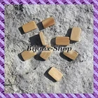 40 Wooden Beads Rectangle 17 X 11 Mm +/-
