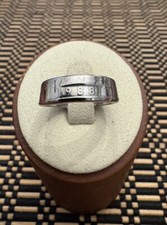 Handcrafted Coin Ring US QUARTER Coin Ring Liberty featured Year 1988 Size 6 1/4