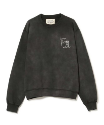 トップス FUTURE ARCHIVE FADE SWEAT CREW BLACK M FUTURE ARCHIVE / FADE SWEAT CREW