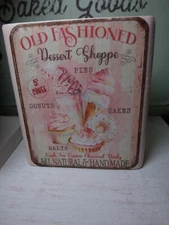 Farmhouse Style & Shabby Chic Home Décor Tiered Tray Chunky wood Block sign 