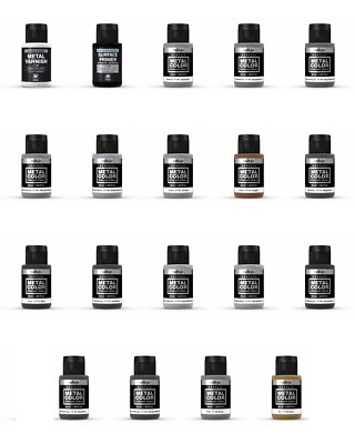 Vallejo Metallfarbe 32ml Full Sortiment verfügbar, zusätzliche Farben 20p zum Versand
