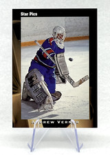Andrew Verner 1991 Star Pics #21 RC Edmonton Oilers