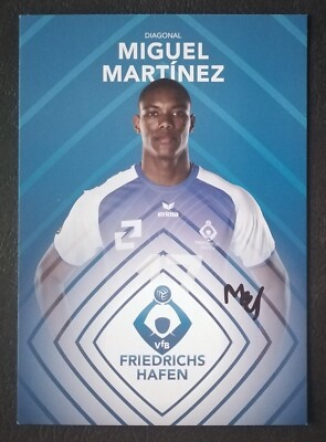7894 Miguel Martinez VfB Friedrichshafen Volleyball 2022/23 AK original signiert