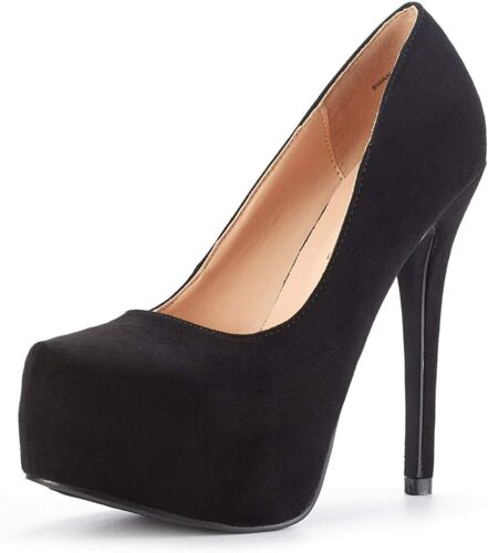 DREAM PAIRS Womens Platform High Stilettos Heel Wedding Party Dress Pump Shoes - Picture 8 of 63