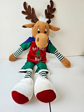 DAN DEE Christmas Ho Ho  Ho Bullwinkle Moose Elf Reindeer - 38&rdquo; Tall + Antlers