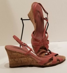 rose pink wedges
