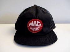 Vintage Mac Tools Trucker Hat Snapback Hat USA Made Patch
