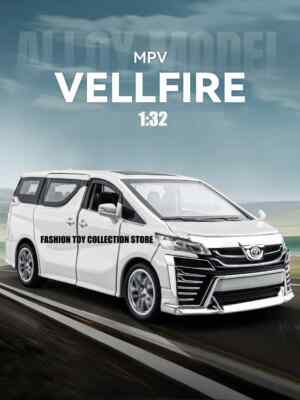 1:32 Toyota VELLFIRE MPV Alloy Car Model Diecast Toy Vehicle w 1:32 Toyota VELLFIRE MPV Alloy Car Model Diecast Toy Vehicle w