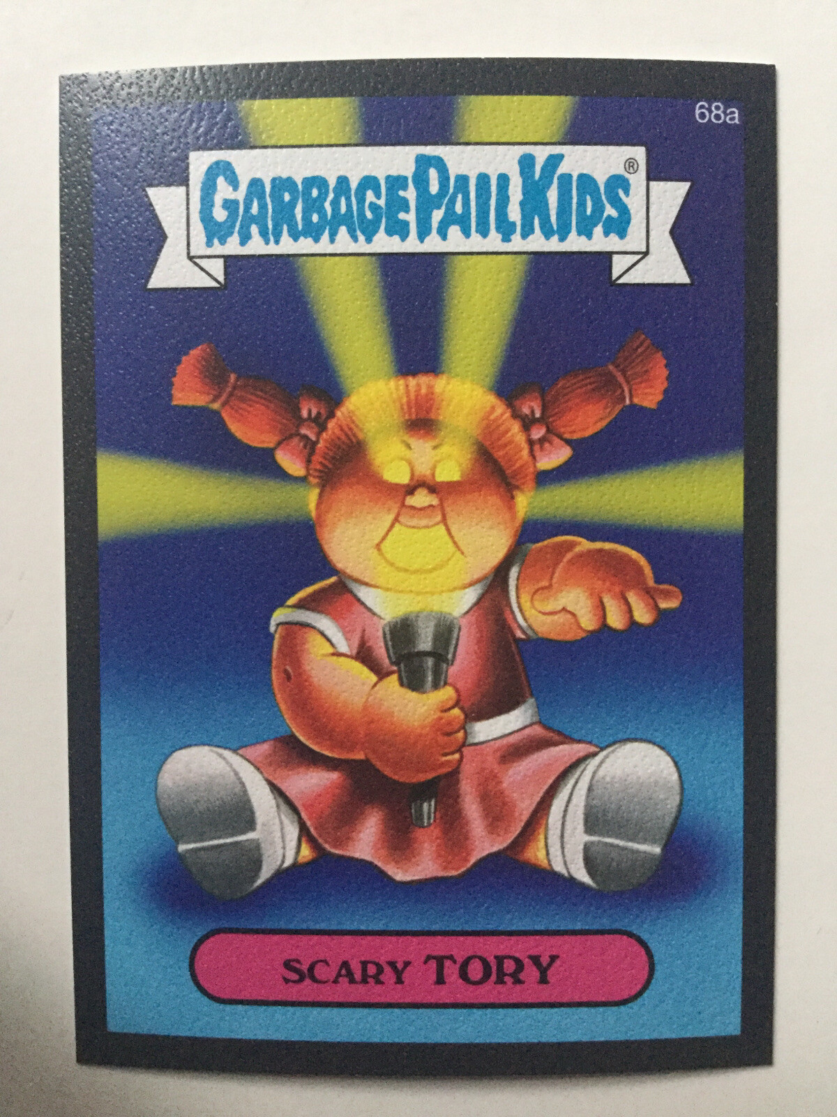 2014 Topps Garbage Pail Kids Canvas #68a Scary Tory front