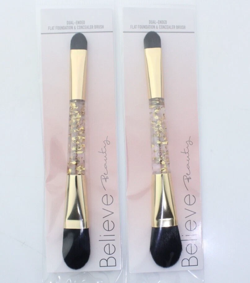 PACK DE 2 / CEPILLOS CORRECTORES BASE FRONTAL PLANO DOBLE EXTREMO DG Believe Beauty Foto 3 de 3