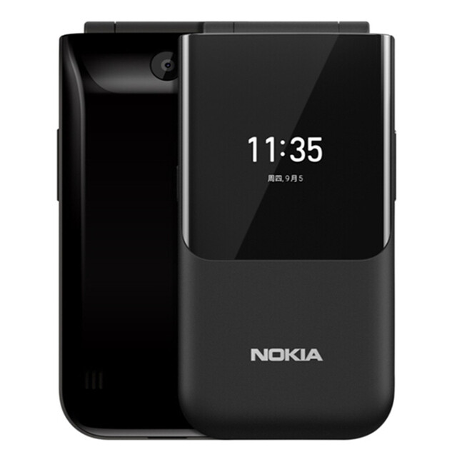 即決！美品〇NOKIA 2720 flip ガラケー シムフリー Original Nokia 2720 Flip (2019) 4G LTE Dual SIM KaiOS Unlocked