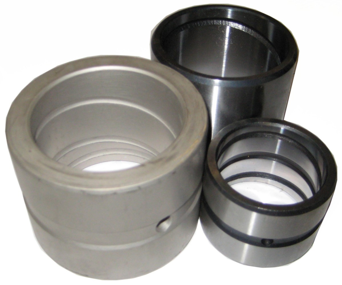 Stahlbuchse – 45×55×30 Mm – Mit Schmiernut Innen/außen Und 2 Schmierlöchern